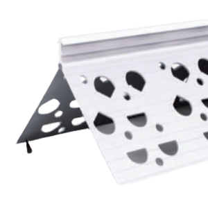PVC Twin Nose Angle Bead White