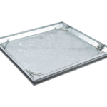 Recessed Tray 600x600mm 10T Metal Cover/Metal Frame Double Seal Locked