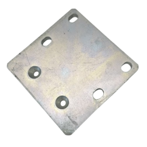 TherraWood Galvanised Aluminium Start/End Post Plate