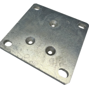 TherraWood Galvanised Aluminium Middle Post Plate
